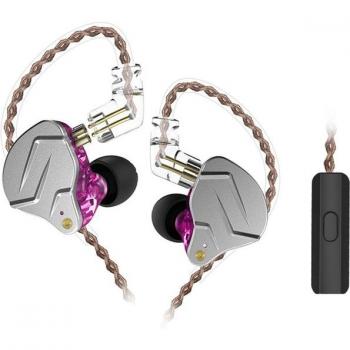 Auriculares Metálicos KZ ZSN Pro con Tecnología Híbrida 1BA + 1DD, Graves HIFI y Cancelación de Ruido para Deportes