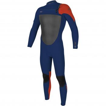 2017 O'Neill Youth Superfreak 3/2mm Chest Zip Wetsuit NAVY / RED 4774 Age / Size - 16 Years