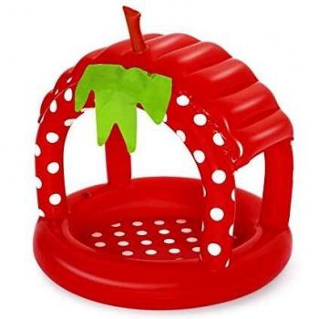 Piscina Hinchable para Niños Bestway Fresa 91 x 91 x 91 con sombrilla inflable