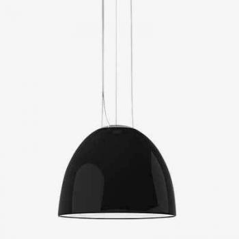 Lámpara Colgante Mini Gloss Nur Negra de Artemide