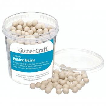 Frijoles de Cerámica para Hornear KitchenCraft, 500g, Lavables y Reutilizables, Cerámica Resistente al Calor