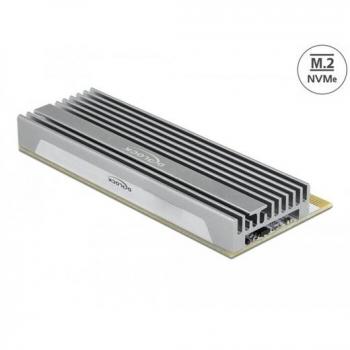 Tarjeta PCI Express x16 (x1/x4/x8) a 1 x NVMe M.2 Key M con iluminación LED Delock 90566