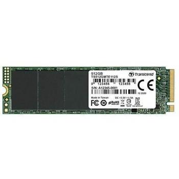 Transcend 112S 512GB M.2 NVMe PCIe Gen3 x4 SSD with 3D TLC NAND
