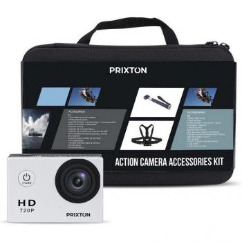 Cámara Deportiva Prixton DV609 5MP HD + Kit 13 Accesorios