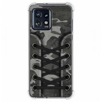 Funda Antigolpes de Silicona para Motorola Edge 40 Pro 5G con Diseño de Zapatillas 15 Dibujos