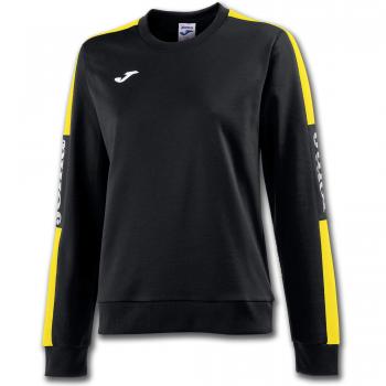 Joma Champion IV Sudaderas, Niñas, Negro-Amarillo, XS