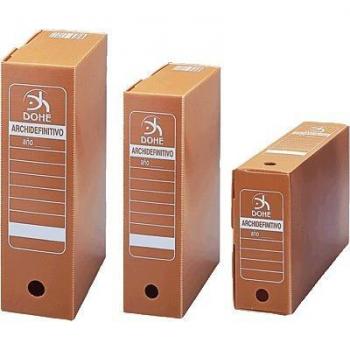 Caja de archivo definitivo polipropileno Marrón