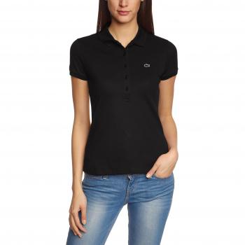 Lacoste Pf6949, Polo para Mujer, Negro