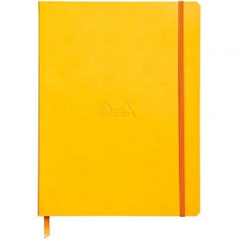 Cuaderno B5 Rhodiarama Amarillo con Líneas Horizontales
