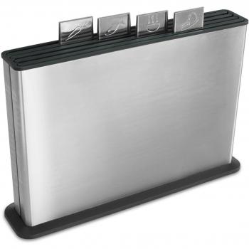 Joseph Joseph Index 100 Tabla de cortar con caja de acero inoxidable