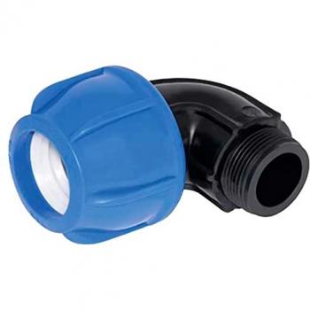 Codo 90° Rosca Macho PP PN16 32 mm x 1 - Pack de 17 Unidades