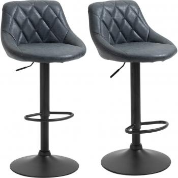 Taburetes de Bar Giratorios con Altura Regulable