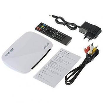 Quad-Core Android 4.4.4 Smart TV Box XBMC Media Player Reproductor multimedia 1080P HDMI WIFI 3D Compatible con Netflix YOUTUBE Skype Soporte Adobe Flash, HTML5