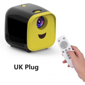 Miniproyector L1 para niños, portátil con WIFI y USB, 1000 lúmenes, proyector de vídeo 480x320p para familia, PC y TV