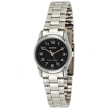Casio Womens Analogue Quartz Watch with Stainless Steel Strap LTP-V001D-1