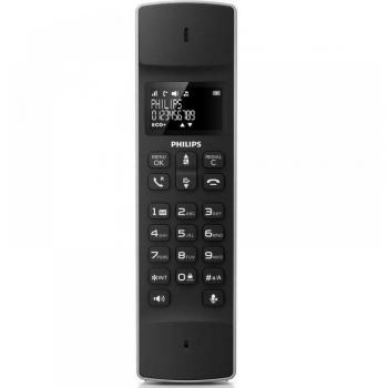 Teléfono Inalámbrico Philips M4501B/34, Pantalla LCD de 1.6, Retroiluminación, Altavoz Integrado, Manos Libres, HQ-Sound, Diseño Delgado y Compact