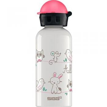 SIGG All My Friends Cantimplora infantil (0.4 L), botella para niños sin sustancias nocivas y con tapa