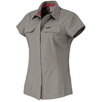 TRANGO PC007569 Camisa, Mujer, Kaki, S
