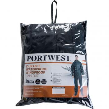 Traje de Agua Impermeable Portwest Sealtex Essential 2 Piezas Azul Marino L450