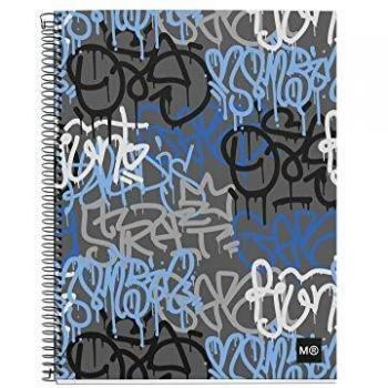 Miquelrius Cuaderno A4 Cuadrícula 140 Hojas Street Art