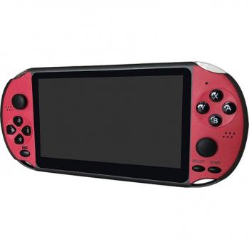 POWKIDDY X12 Handheld Retro Game Console with 5.1 Inch Display and 8G Arcade Games - Red