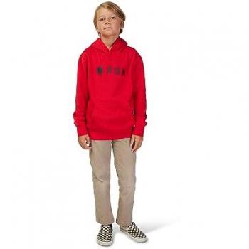 Sudadera con Capucha Niño Fox Absolute Rojo Llama - Cortavientos, Juvenil, Tipo Fleece