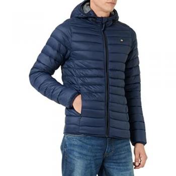 Chaqueta acolchada con capucha Blend Bhromsey para hombre, color marino, talla S