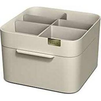 Viva Cosmetic Organiser with Drawer Shell White