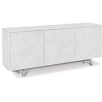 Aparador Sarmog de 3 Puertas Bianco Ossido 177x41x74 cm