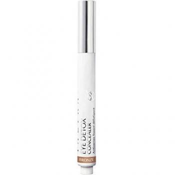 Talika Eye Detox Concealer - Maquillaje : corrector de alta cobertura que alisa las bolsas antiarrugas todo tipo de ojeras - Tintado Bronce, 2 ml
