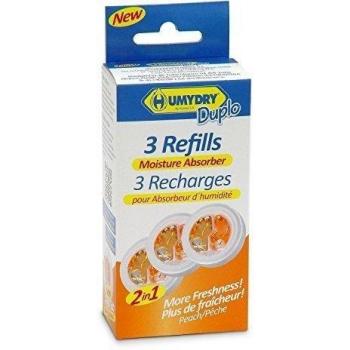 HUMYDRY - Recambios antihumedad Mini Tab 3x75g Melocotón