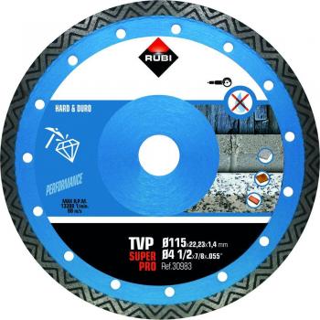 Disco Diamante Rubi TVP 30983 115mm Superpro