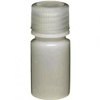 Wheaton 209044 Frasco De HDPE De Boca Estrecha Resistente A Fugas 15 ml, Con Tapa De Rosca 20-410, 25 mm De Diámetro x 56 mm De Altura
