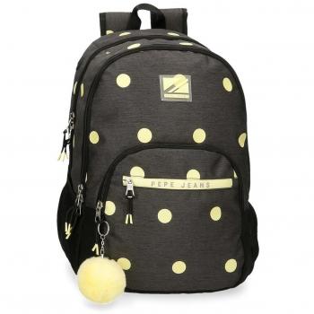 Mochila Escolar Roll Road Coffee Shop con Doble Adaptador 46cm
