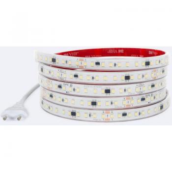 Tira LED Regulable 220V SMD2835 120 LED/m 14W/m 1680lm/m Silicona Flexible Ancho 12mm Corte cada 10cm IP67 a Medida 2200K Súper