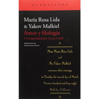 Amor y filología: Correspondencias