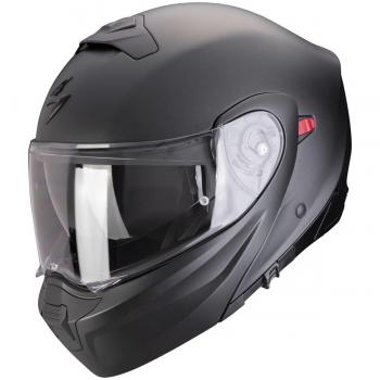 Casco Modular Scorpion EXO 930 EVO Solid - Negro Mate Pearl Black