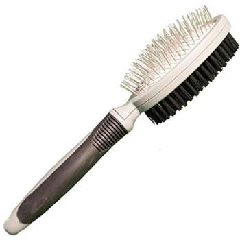 Arquivet Cepillo Doble púas metalicas protegidas - Mascotas - 22 x 5,5 cm