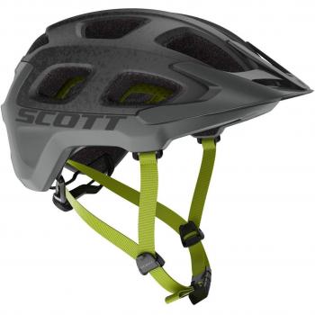 Scott Vivo 2019 - Casco para Bicicleta de montaña, Color Gris y Amarillo, S