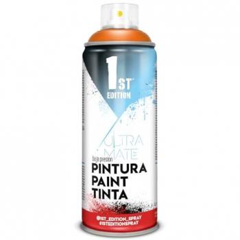 Pintura en Spray 1st Edition 520cc / 300ml Mate Naranja Peligro Ref 645 - Alta Calidad