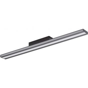 Lucande Smart LED plafón Leicy negro 8 cm RGB CCT, moderno, hecho de metal y plástico, para salón y comedor, con 1 llama