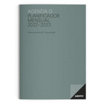 Agenda G para profesorado de planificación mensual