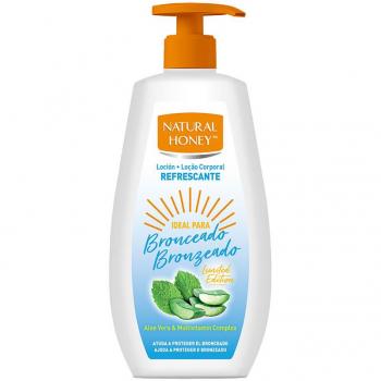 Loción corporal bronceadora de aloe vera Natural Honey 360 ml