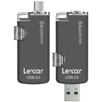 Pendrive 64GB USB 3.0 Tipo C 2 en 1 Lexar JumpDrive M20c