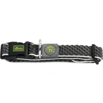 Hunter Collar Vario Basic Hilo Gris para Perros Talla S (30-43 cm)
