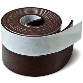 Brinox B82220M Burlete PVC expandido, Marrón, 38 nmm x 1 m