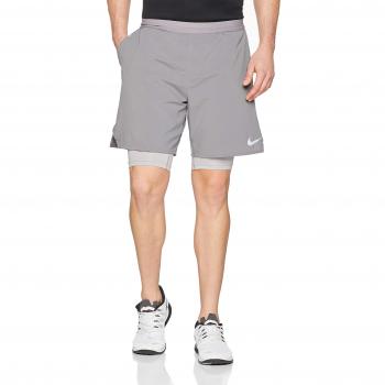 Nike Flex Stride 2-In-1 Running Pantalones Cortos, Hombre, Gunsmoke/Atmosphere Grey, Small