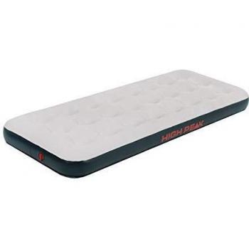 Colchón Inflable Individual High Peak 185 x 75 x 20 cm - Ideal para Camping y Huéspedes