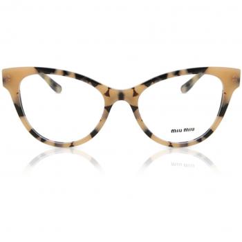 Miu Miu MU01TV 07D1O1 Armazones para Mujer Tortoiseshell, Lentes Recetados Para Mujer Tortoiseshell, Gafas Recetadas para Mujer Careyshell