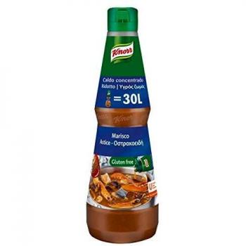 Knorr 29603001 Caldo Liquido Concentrado Marisco sin Gluten - Botella 1 L